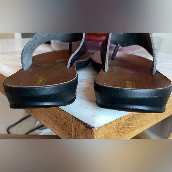 Aerosoft Orthopedic Flat Sandals Black/Brown Women’s Sz: 41 EU. (10 US) - Picture 11 of 12